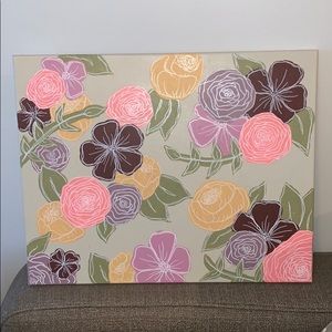 Stretched Canvas 16” x 20” Hand-Painted Acrylic